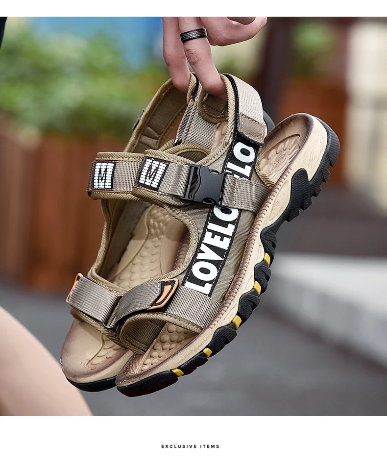 New Fashion Summer Men's shoes Gladiator Sandals Open Toe Platform Beach Sandals Boots Rome Style Canvas Men Sandals