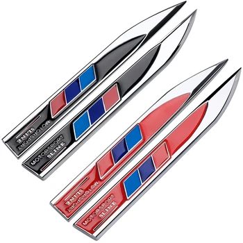 

2Pcs/Set 3D Metal Car Body Fender Side Sticker Car Styling Decor For bmw m X1 X3 X4 X5 X6 X7 E39 e46 E60 e90 f20 e36 f10
