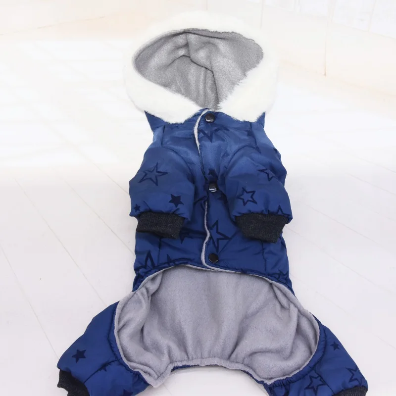 Winter Pet Thickened Warm Dog Clothes Pet Dog Jacket Coat Puppy Chihuahua Clothing Hoodies For Small Medium Dogs Puppy