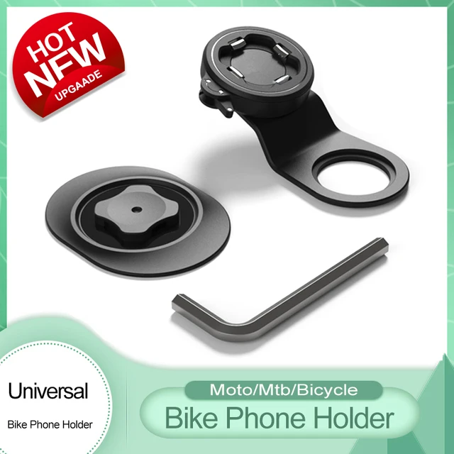 2nd Gen Nâng Cấp Xe Đạp Giá Đỡ Điện Thoại nhôm GPS Kẹp Điện Thoại Đứng Xe Đạp MTB Di Tay Cầm Thân Gắn Giá Đỡ Điện Thoại adjustable phone stand Holders & Stands