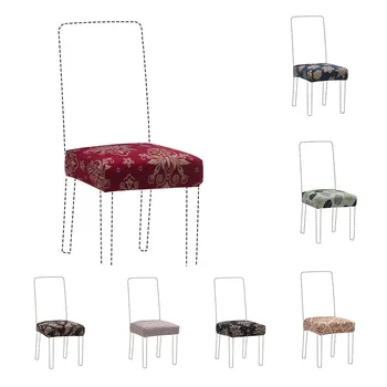 

6pcs Vintage Print Chair Cover Spandex Slipcovers For Dining Room Stretch Elastic Chair Cover Banquet Hotel Kitchen Wedding #LR4