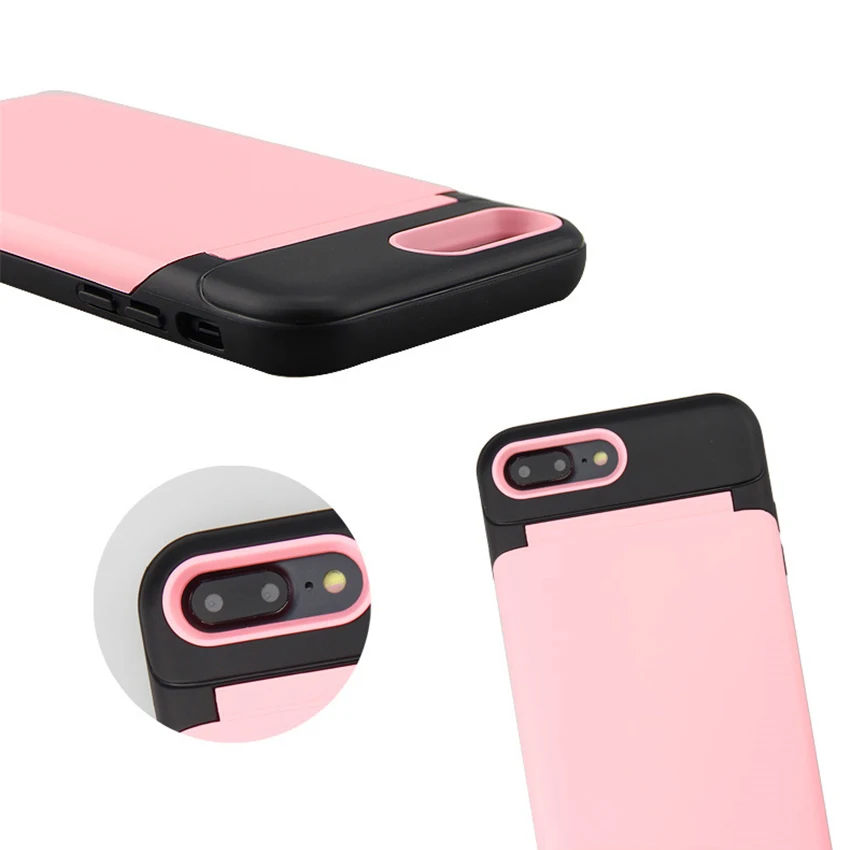 Модный зеркальный чехол для телефона для iPhone 6, 6 S, 7, 8 Plus, флип-чехол для карт, мягкий чехол для телефона, TPU чехол для samsung S9 plus, пара
