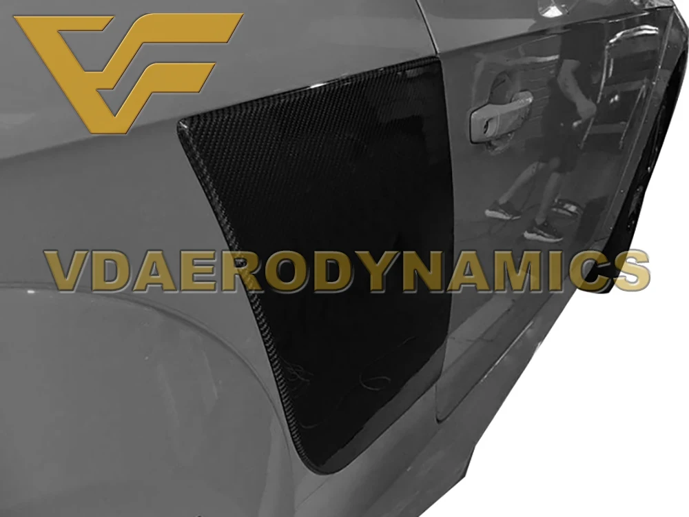 Подходит для 07-14 15-18 Audi TT VAD углеродное волокно задняя сторона Крыло Лезвие панель добавить на