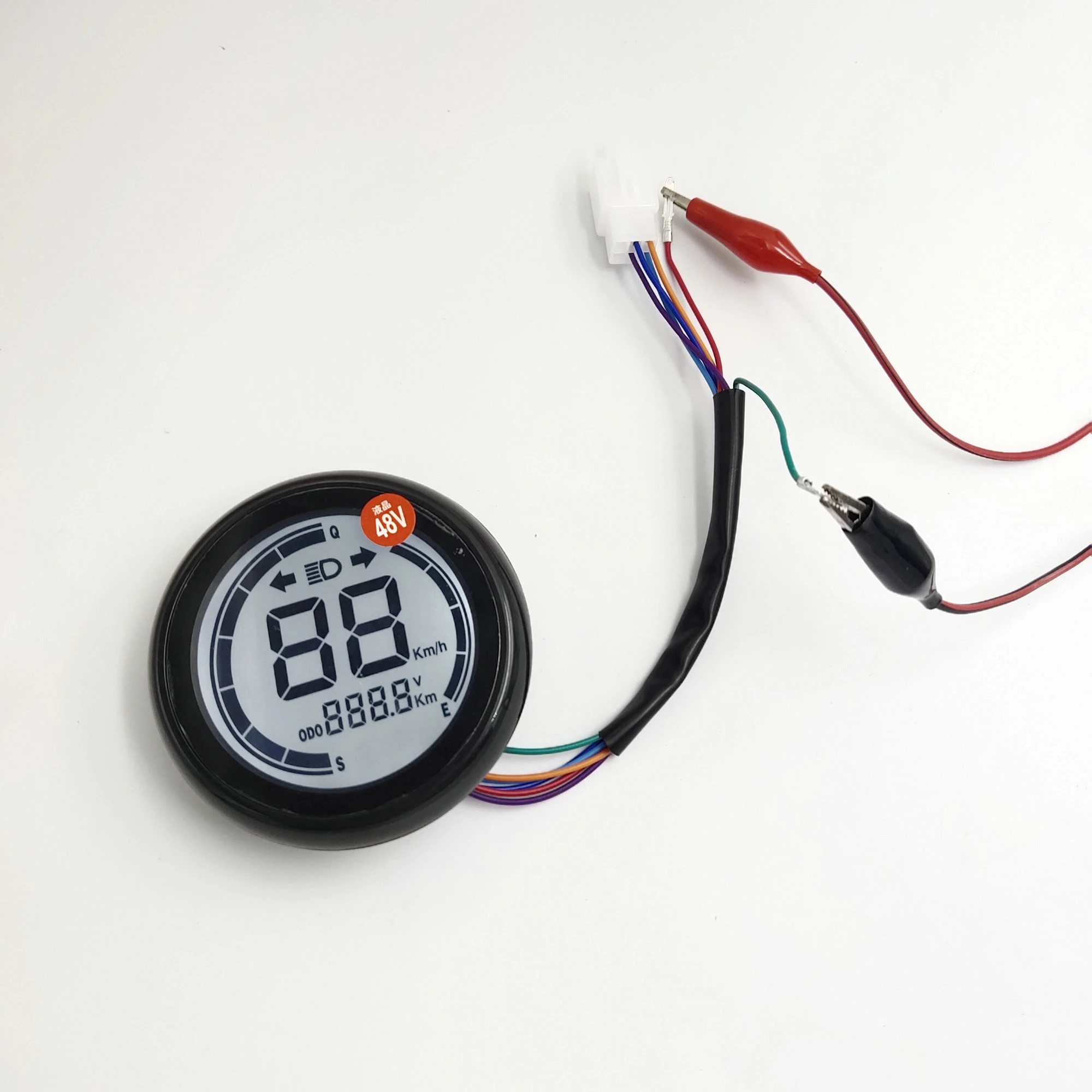 Lcd Display 48v60v72v Speedometer Electric Bike Scooter Instrument