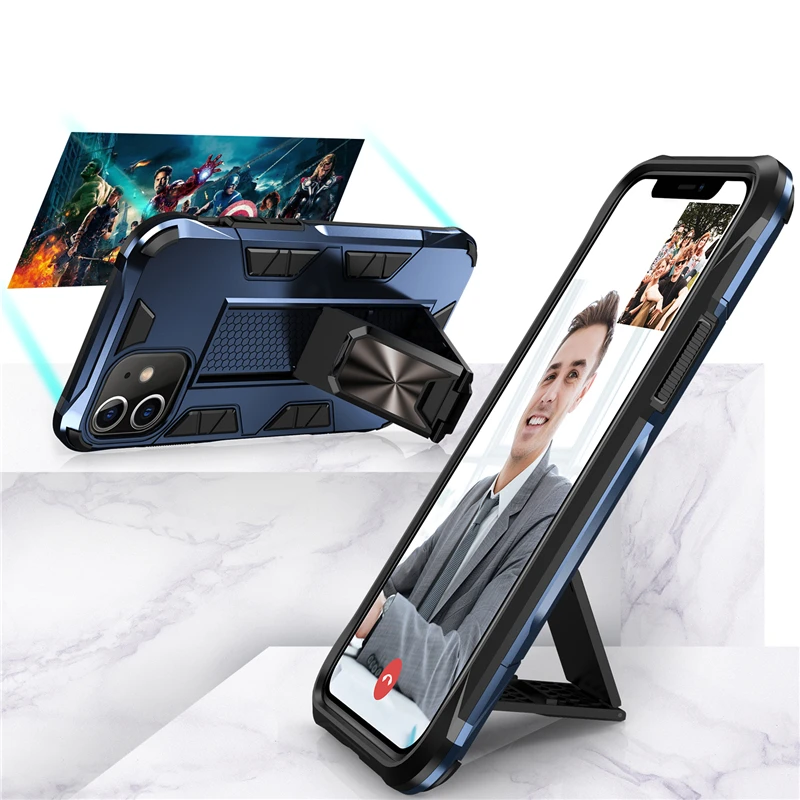 Противоударный Гибридный чехол для iPhone 12 11 Pro Max Mini XS X XR SE 2020 7 8 6 6S Plus iPhone12