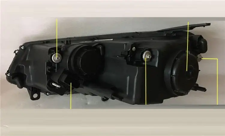 Cob Drl Automovil авто лампа наружные светодиодные дневные ходовые огни автомобиля освещение фары 11 12 13 14 15 для Volkswagen Toureg