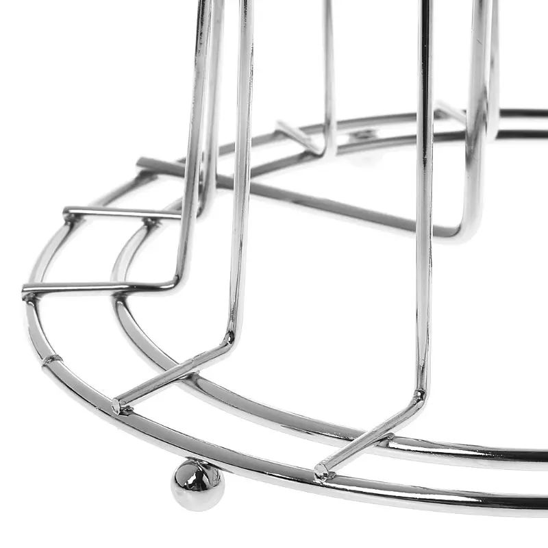 Stylish Mug Tree Iron Holder Coffee Cups Drain Organizer 6 Racks Stand Bottle Dish Drying Kitchen Living Room Accessory 19QB