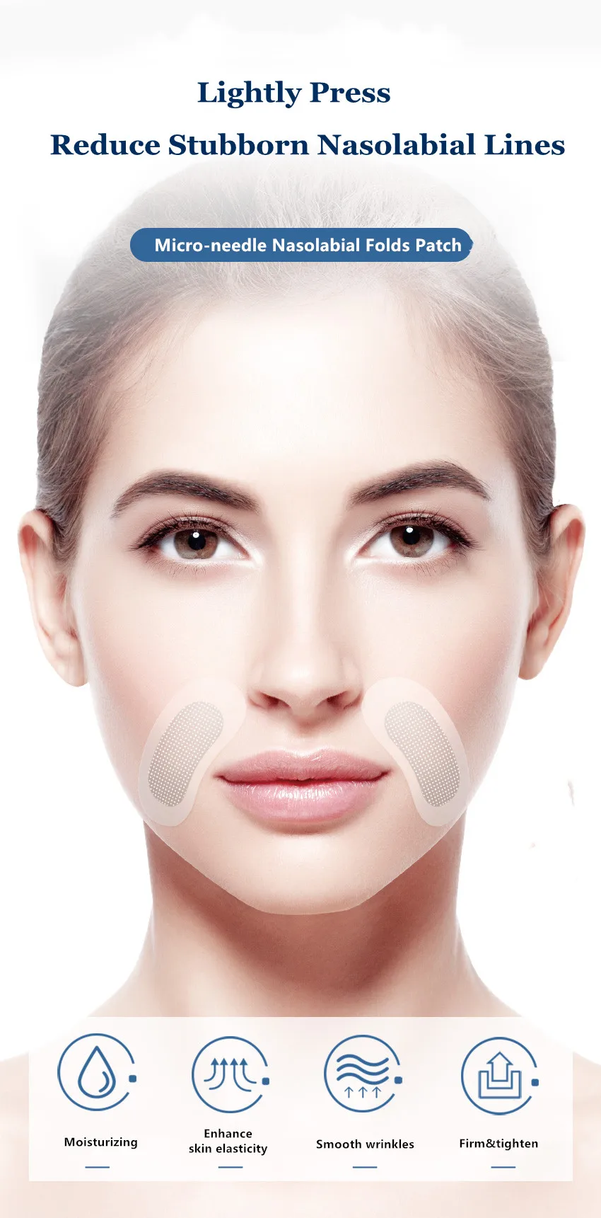 linhas remoção, Cuidado facial hidratante, Anti-envelhecimento, 2 pares