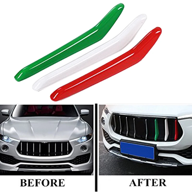 3 шт. передние вставки для радиаторной решетки Декор обшивка для Maserati Levante