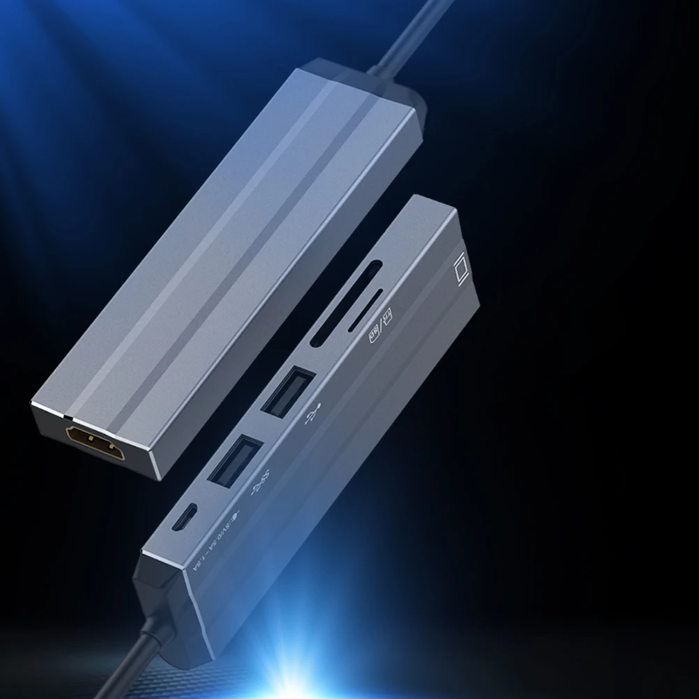 Usb-хаб USB C к HDMI USB 3,0 type C USB 3,0 концентратор SD/TF кард-ридер адаптер для MacBook samsung Galaxy S9/Note 9 huawei P20 Pro
