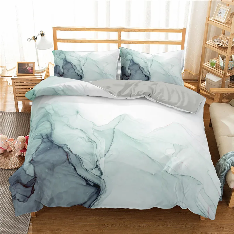 ZEIMON Мрамор зерна 3D узор комплекты постельного белья пододеяльник комплект постельного белья 2/3 шт. Твин двойной queen Стёганое одеяло, покрывало, стеганное ватное одеяло, постельное белье домашний декор - Цвет: SXJ0641-2