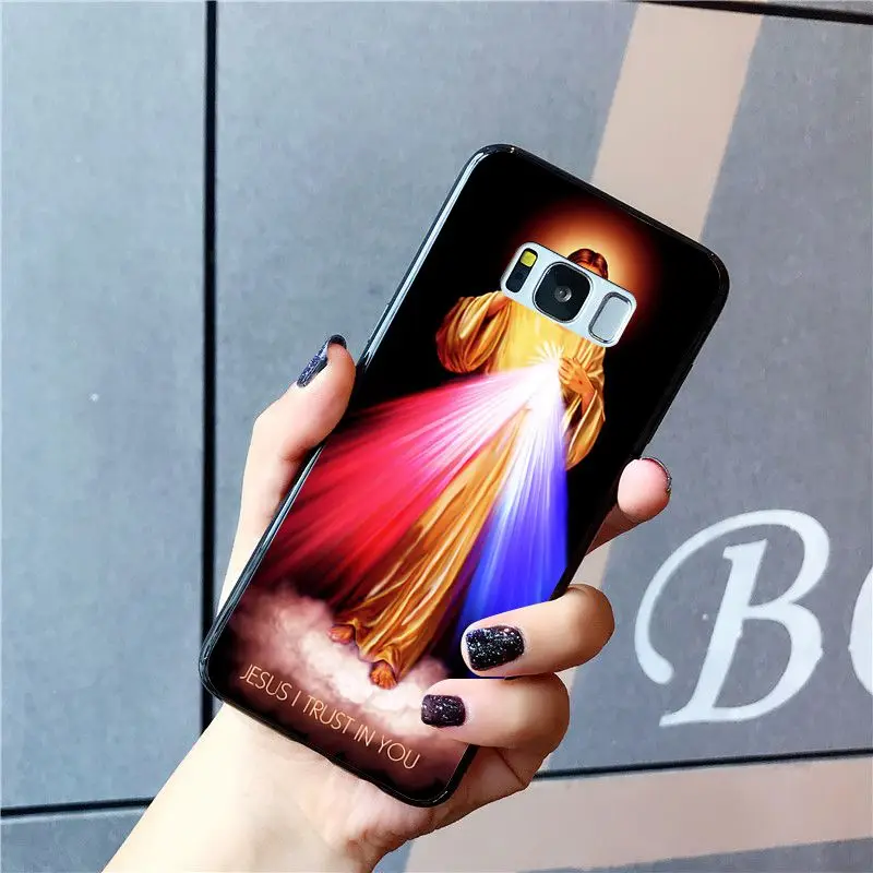 A7 Yinuoda Иисус Христос Бог благословит тебя, чехол для телефона для samsung Galaxy S10 плюс S10E S6 S7 S8 S9 S9Plus S10lite S5 M10 - Цвет: A7