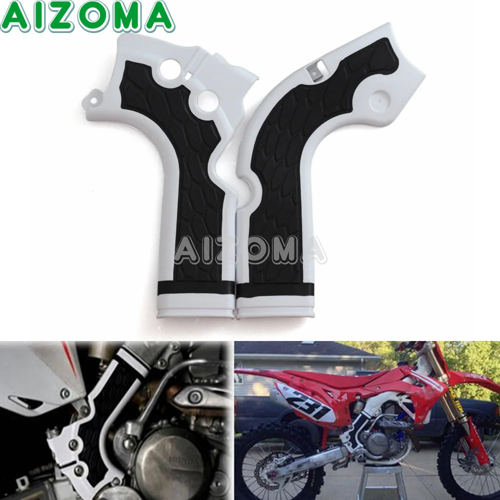 Motorcycle Frame Guards Motocross Enduro Frameguard Protection Cover for Honda CRF 250 450 R CRF250R CRF450F 2013-2016 | Автомобили и