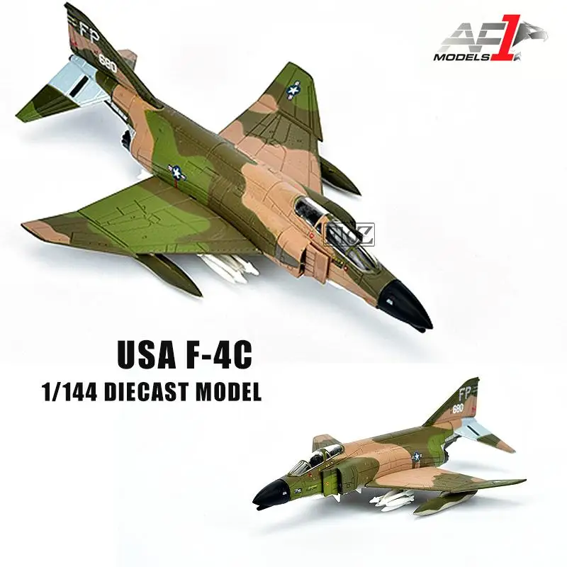AF1 США F-4C 1/144 литья под давлением модель самолета
