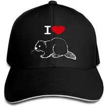 Для мужчин Wo Для мужчин s I Love бобра Бейсбол Кепки