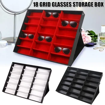

18 grid glasses sunglasses glasses glasses display rack box storage box household storage rack PAK55