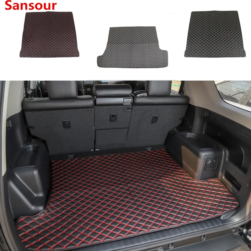 

Sansour Car Cargo Liner for Toyota 4Runner 2017+ Car Floor Carpets Rear Trunk Mats Pads for Toyota 4Runner 2017+ Car Accessories