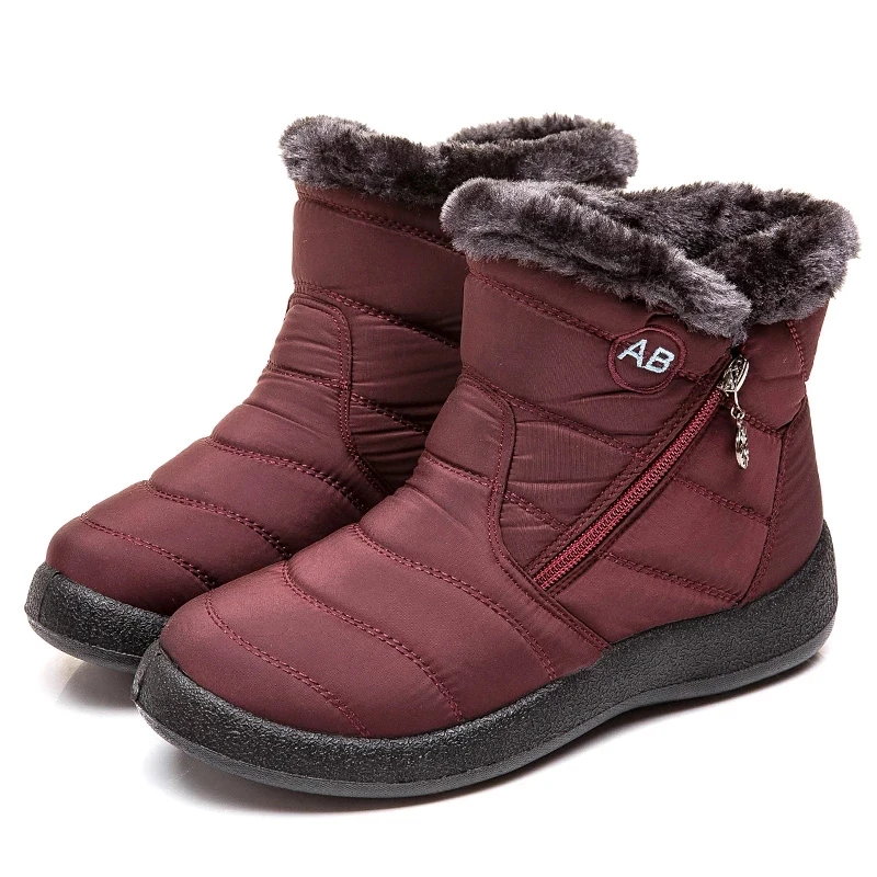

My-Love 2020 Fashion Women Waterproof Snow Boots For Winter Shoes Women Casual Lightweight Ankle Botas Mujer Warm Boots