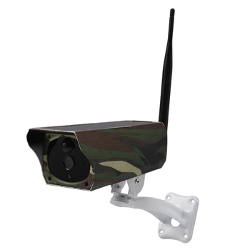 

RISE-ligent Surveillance Camera Solar Power Wifi IP Camera Wireless Outdoor Indoor Waterproof HD 1080P Night Vision APP Rem