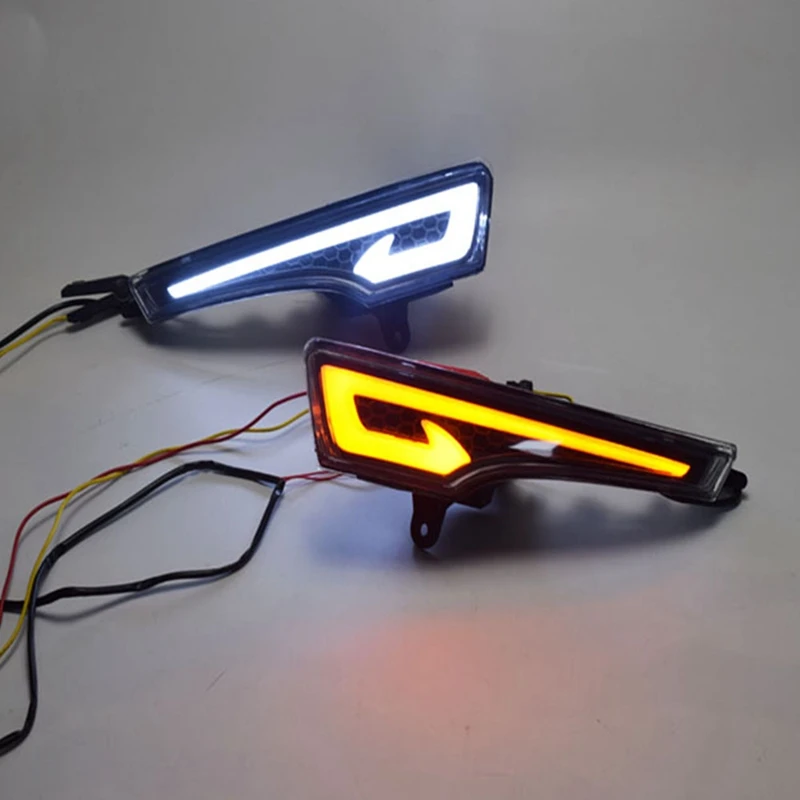 СВЕТОДИОДНЫЙ DRL Дневной светильник противотуманная фара автомобиля 12V для бега светильник s для Nissan Teana Altima 2013