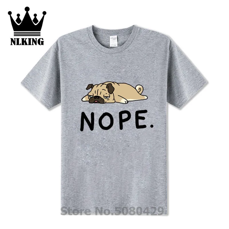 Топ Nope Not Today Футболка мужская sycophant dog дизайнерский с коротким рукавом О образным