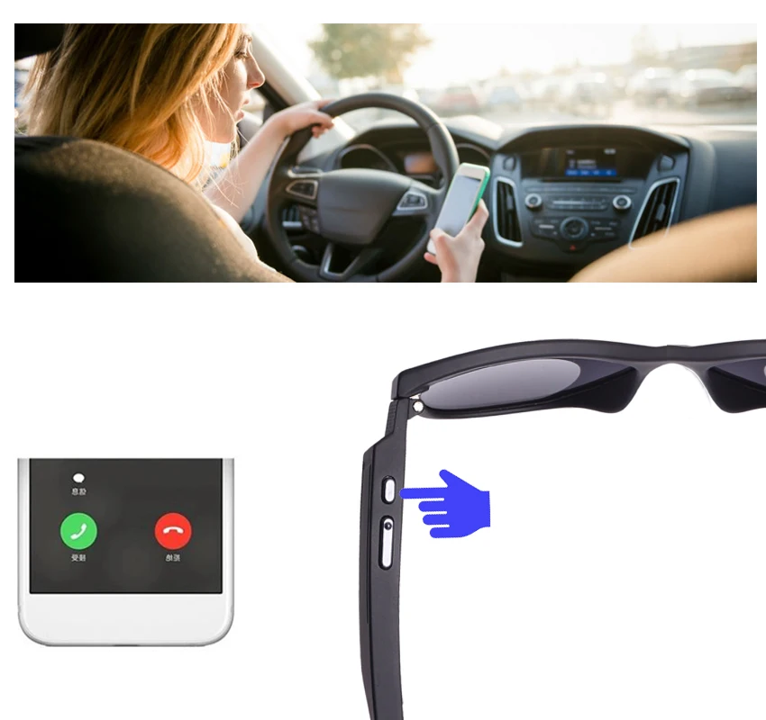 Бренд Conway, дизайнерские солнцезащитные очки, наушники, Bluetooth, беспроводные музыкальные очки, свободные руки, совместимы с iPhone, samsung, Android