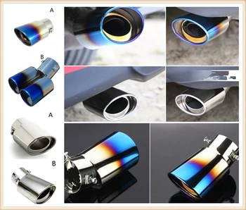 

Car decoration Muffler tail throat exhaust pipe modeling for Nissan X-Trail Qashqai Altima 370Z Xmotion