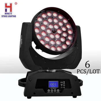

Wash 36x12W Light Moving Head Zoom Lights For Dj Bar Concert Games Stadium System Lighting