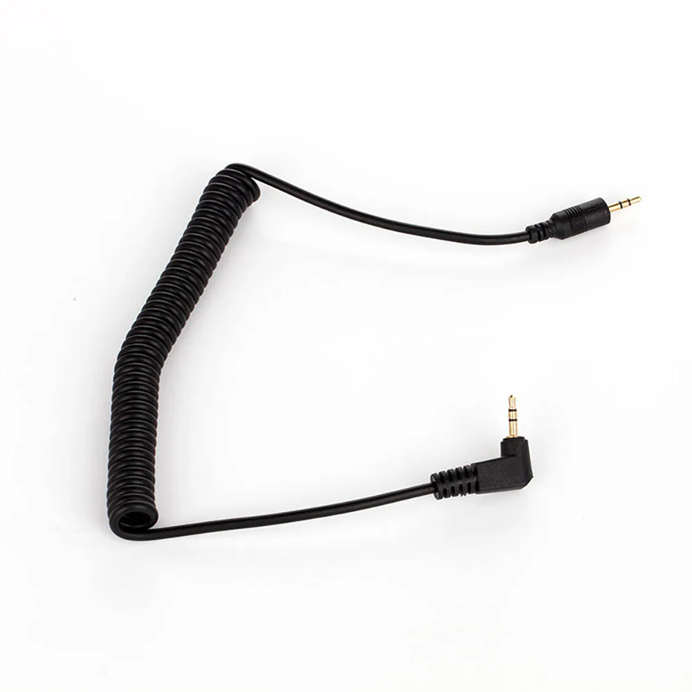 2.5mm E3 Shutter Release Cable With 90 Degree Plug Remote Control Cable Replace for Canon 77D/M6/80D/70D/60D/500D/400D/300D