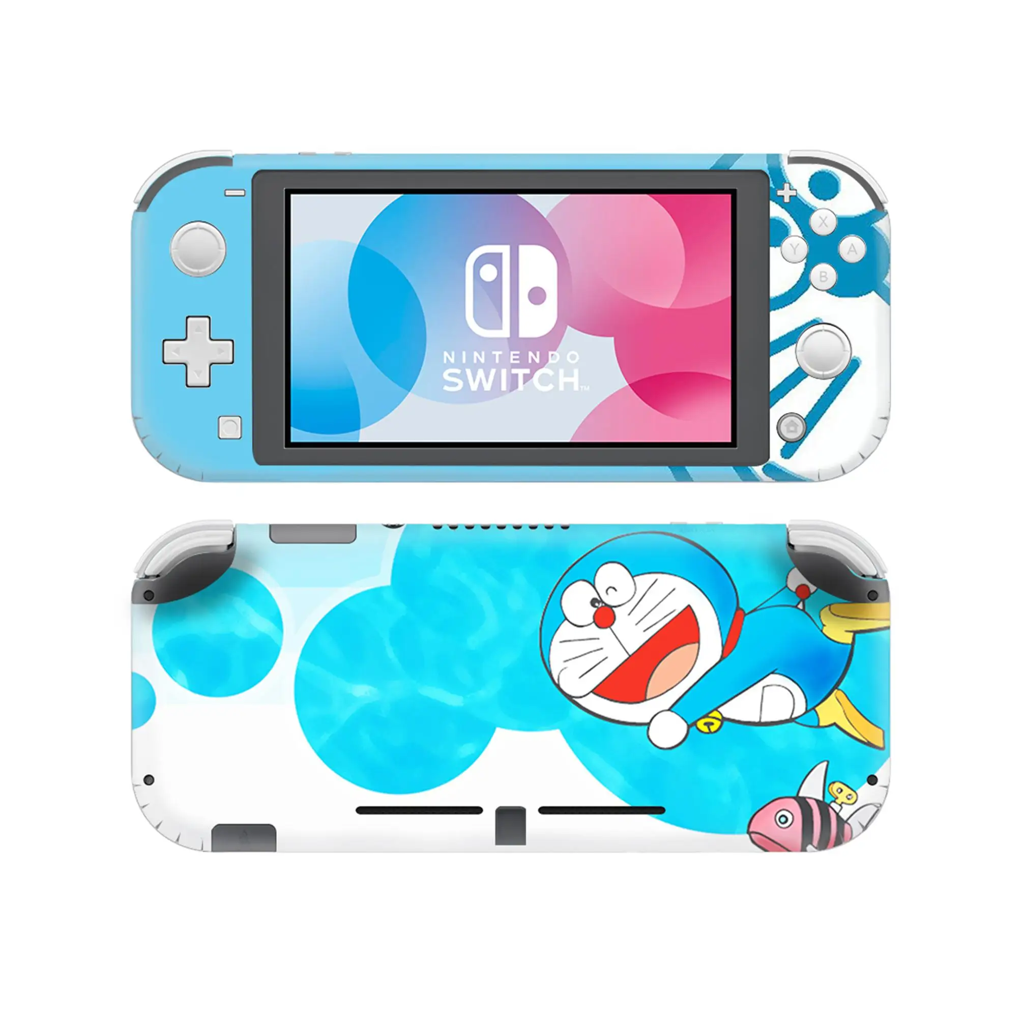 Серебристый NS NX аксессуары виниловая кожа Наклейка для nintendo Switch Lite Защитная крышка наклейка виниловая кожа для кожи наклейка s 0257 - Цвет: Серебристый