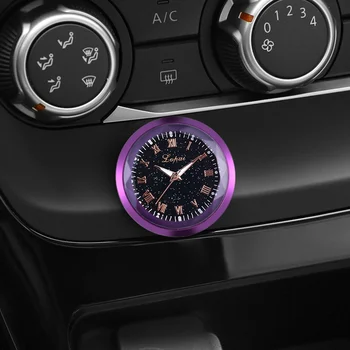 

1pc Car Quartz Clock Car Decoration Watch Ornaments Vehicle Auto Interior Watch Digital Pointer Car Accessories