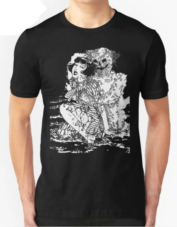 2019 Новая мода Suehiro Maruo Worm Ghost Uzumaki Junji Ito японский ужас манга Мужская футболка