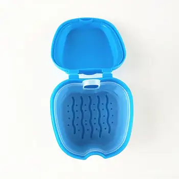 

Denture Box Professional Denture Bath Box Denture Container with Strainer Basket Teeth Cases Artificial Tooth Boxes