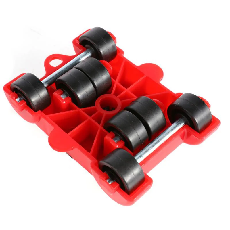 2020 New Dropship Furniture Mover Tool Set Heavy Stuff Transport Lifter 4 Wheeled Mover Roller with Wheel Bar Moving Device Tool-4