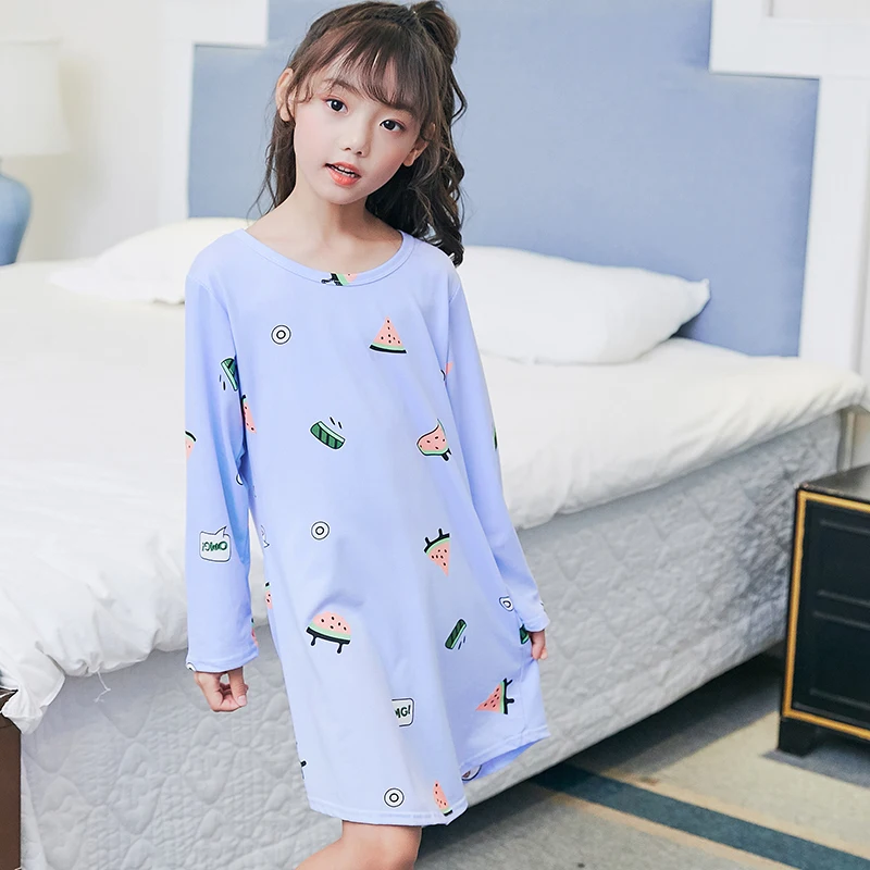 A-472; платье принцессы для девочек; модное летнее мягкое платье; ночная рубашка; Детские платья; ночная рубашка; Пижама; одежда для сна; пижамы - Цвет: style 8