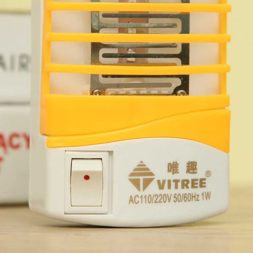 Mini Electronic LED Mosquito Killer Lamp Fly Pest Bug Insect Zapper Night Lamp Killer Non-toxic Eco-friendly Mosquito Trap Light