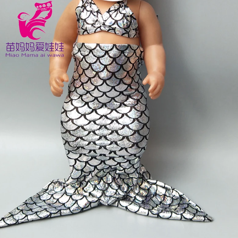 Кукла Одежда для 43 см кукла русалка бикини платье 18 дюймов Кукла Русалка принцесса платье