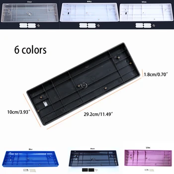 

Plastic Case for 60% Mechanical Keyboard Plastic Shell Fits Most Mini Mechanical Keyboard GH60 A60 DZ60 XD60 XD64 Poker