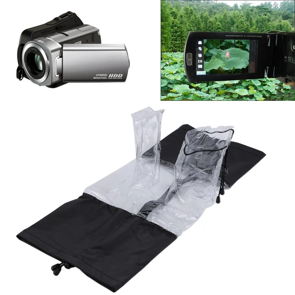 Professional Rain Cover Coat Dust Protector Case Waterproof Dust Rain Cover Rainproof Coat Bag for Sony DSLR SLR Camera HOT