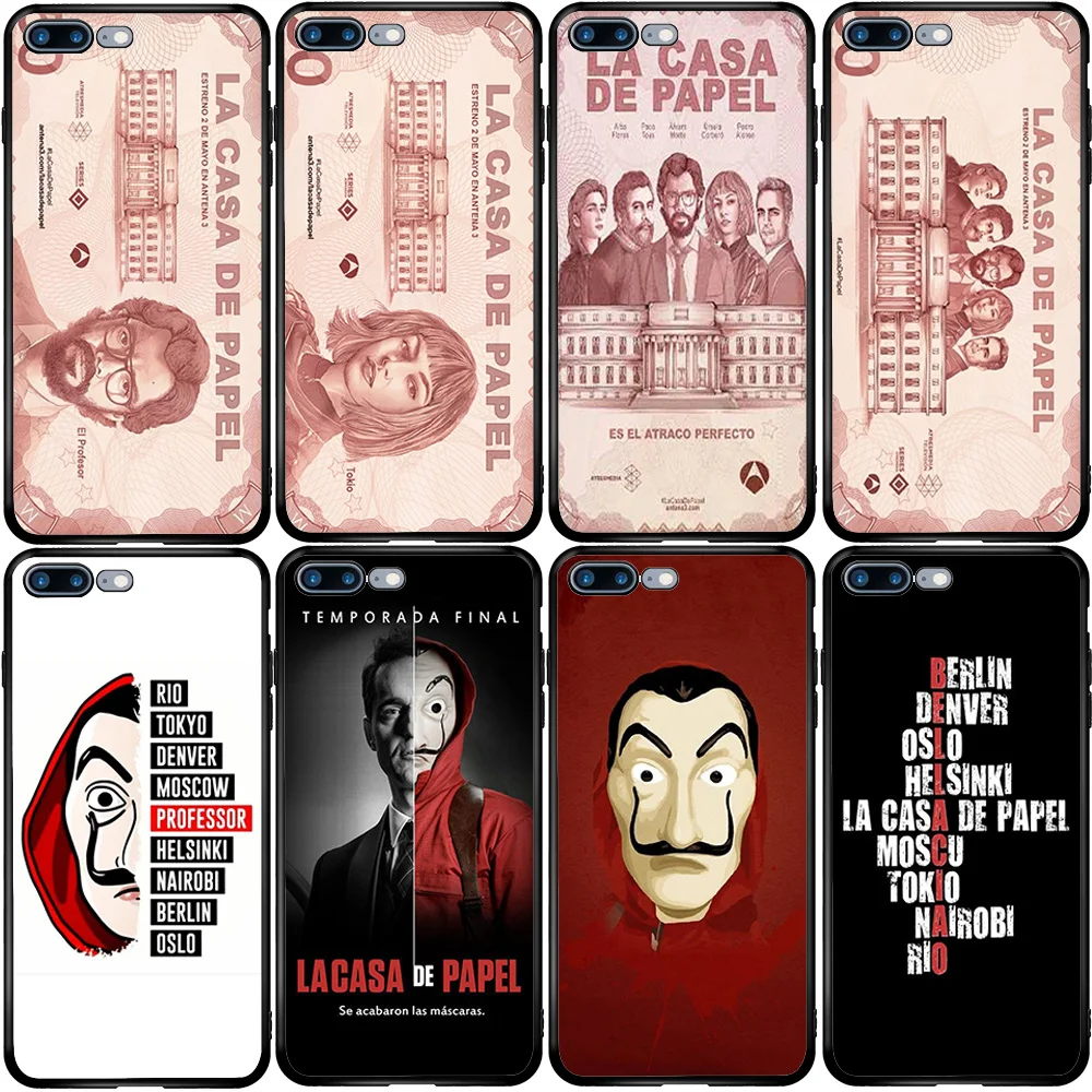 Чехол для телефона Xiaomi Redmi Note 10 9 9S 9A 8 8T 7 6 7A 6A 5A 5 A1 A2 A3 Pro Max Plus Lite Money Heist House Paper |