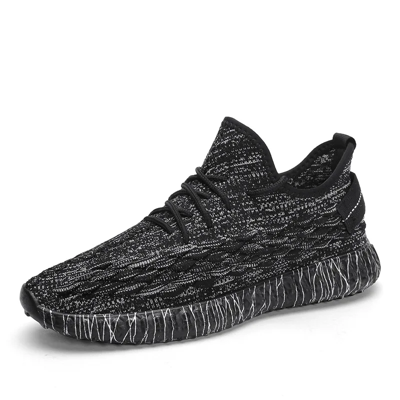

2019 Spring New Style Anti-slip Wear-Resistant Men Athletic Shoes Men's Low Top Breathable Lace-up Travel Students Running Shoes