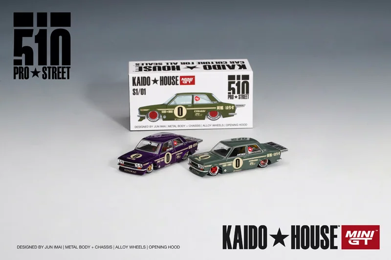 MINI GT & KAIDO HOUSE 1:64 DATSUN 510 #0 Чейз Ограниченная