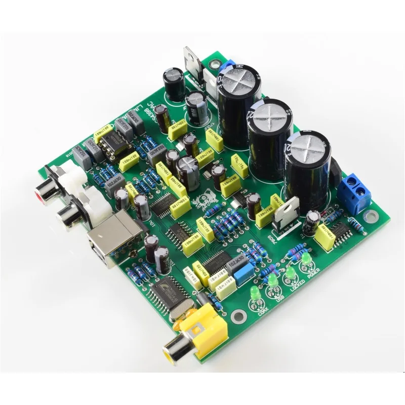 DIY KIT CS8416 + CS4398 плата DAC USB коаксиальный 192K 24BIT AC15V 0 AC15V| |