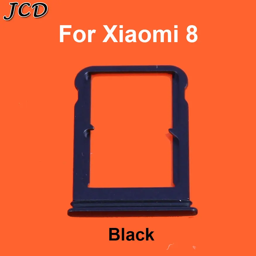 Mi 8 Black JCD слот для sim-карты адаптер для Xiao mi 8 mi 8SE лоток для sim-карты держатель ЗАМЕНА Запасные части для ремонта с инструментом - Цвет: Mi 8 Black
