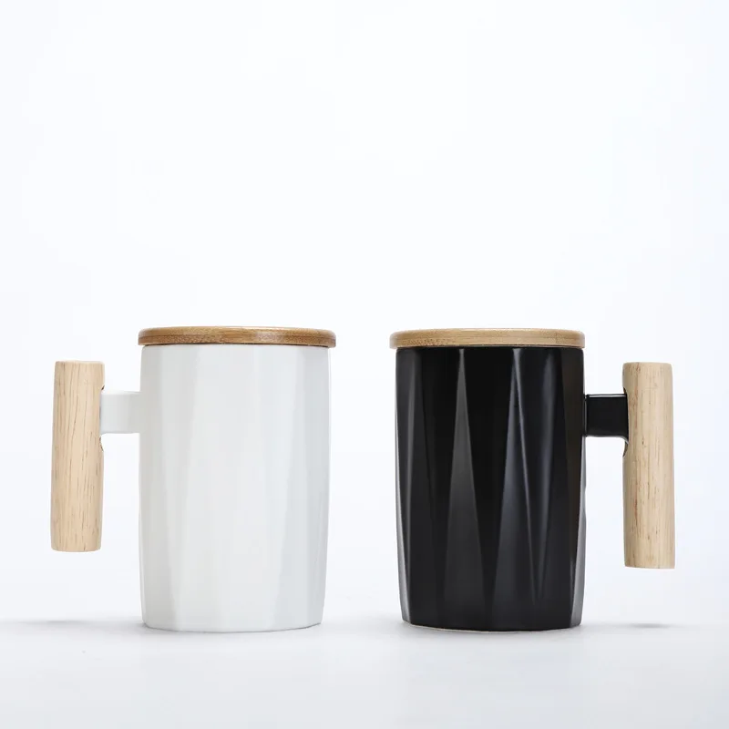 Керамическая кофейная кружка с крышкой и ложкой tazas de ceramica creativas кофейные кружки