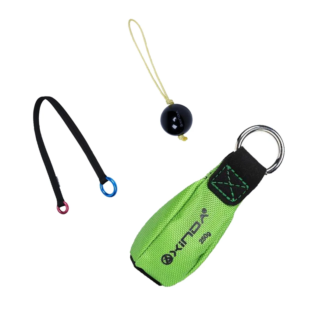 

Set Of Throw Weight + Arborist Retriever Ball + Climbing Rope Friction Saver Exploring Rigging Mountaineering Equipment