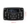 Waterproof IP66 Stereo Radio 12V Stereo Receiver for Marine Boat with Front USB Input Am/Fm Audio Source Auxiliary Input Output ► Photo 3/6