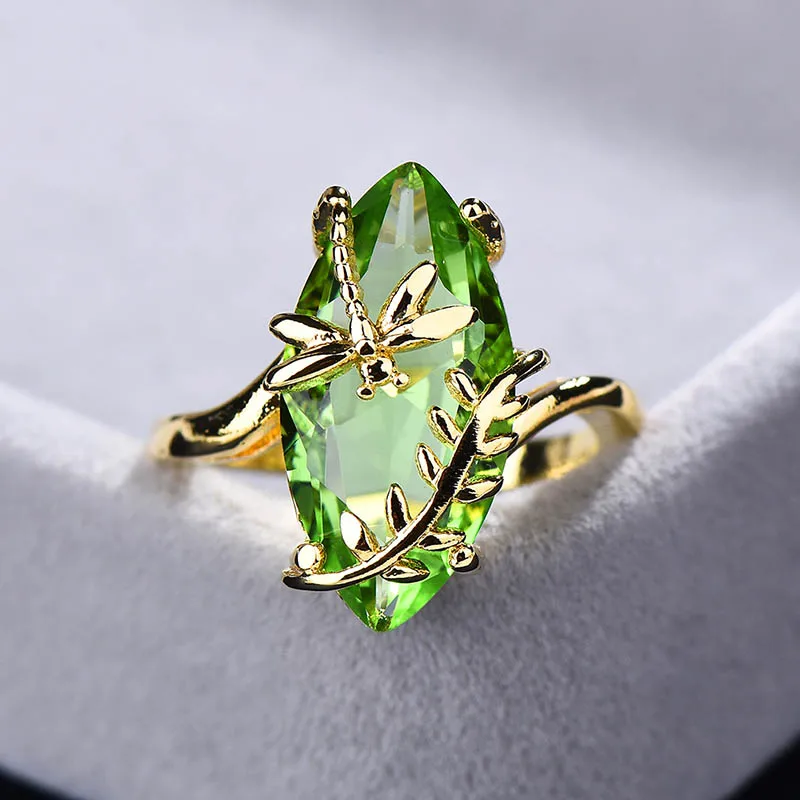 Bague Ringen Кольцо из стерлингового серебра S925 пробы с Овальным Изумрудом драгоценный камень для женщин обручальное ювелирное изделие для свадьбы подарок