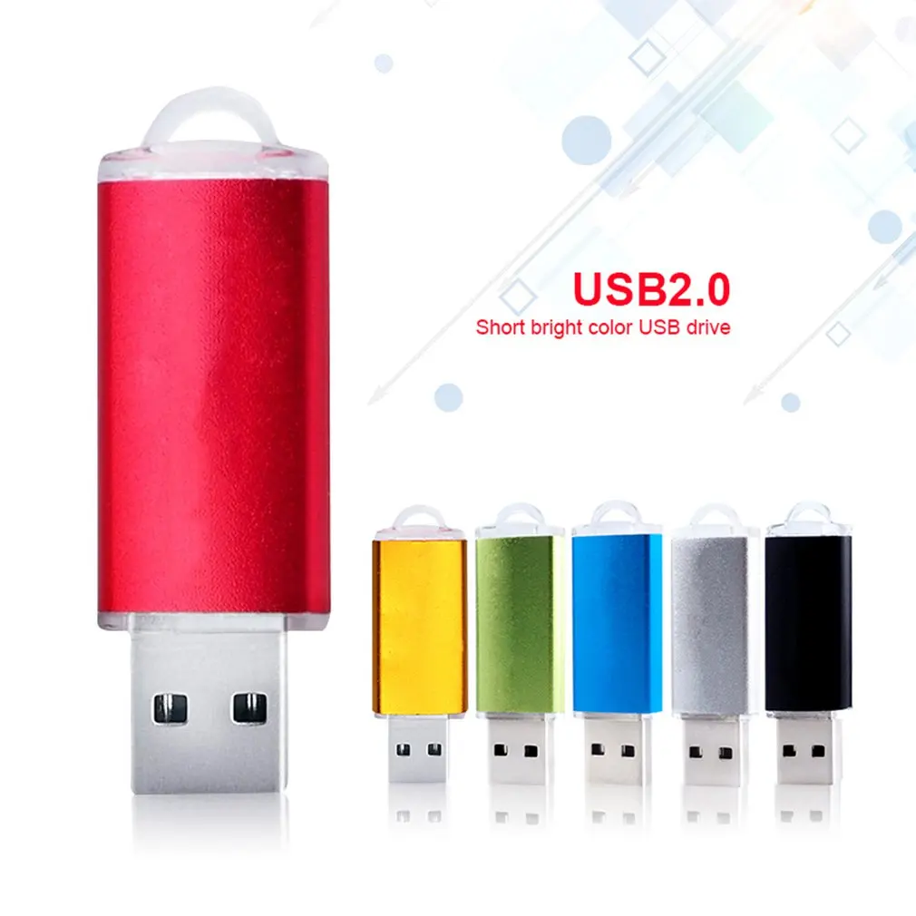 

Colorful Mini Pen Drive Usb Flash Drive Pendrive Metal Usb 2.0 Flash Drive Memory Card Usb Stick With Cap