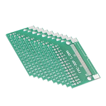 

uxcell FPC 30PIN 0.5 / FPC 30PIN 1 to DIP Adapter PCB Board SMD Converter 10pcs